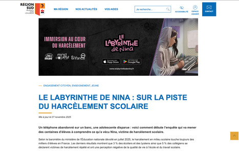 Le Labyrinthe de NINA | UseNum - Ressources p&eacute;dagogiques | Scoop.it