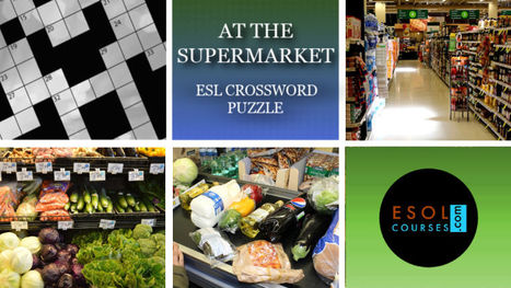 At The Supermarket - Free Online ESL Crossword Puzzle | English Word Power | Scoop.it