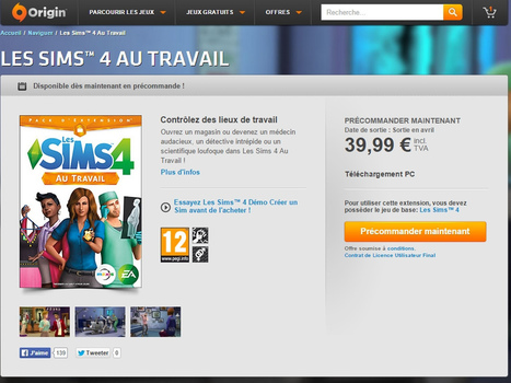 Précommander "Les Sims 4 au travail" << SimCookie | Les Sims | Scoop.it