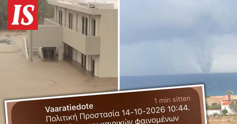 Voimakas myrsky piinaa Rodosta &ndash; hotellin siivoja ei ole n&auml;hnyt vastaavaa 36 vuoteen | A1Uutiset | Scoop.it