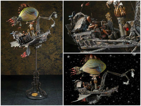 “Celestial Quest” Recycled Art | 1001 Recycling Ideas ! | Scoop.it