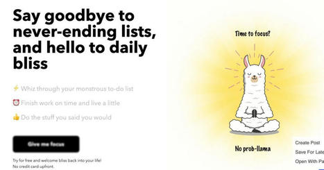 Llama Life. Un drôle d'utilitaire pour vos tâches quotidiennes | Les outils du Web 2.0 | Scoop.it