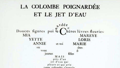 (podcast) Histoire de la po&eacute;sie&nbsp;: les calligrammes | Poezibao | Scoop.it