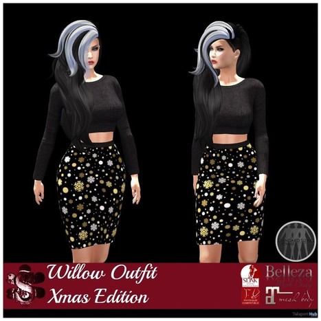 Willow Outfit Xmas Edition Teleport Hub Group Gift by Serendipity | Teleport Hub - Second Life Freebies | Second Life Freebies | Scoop.it