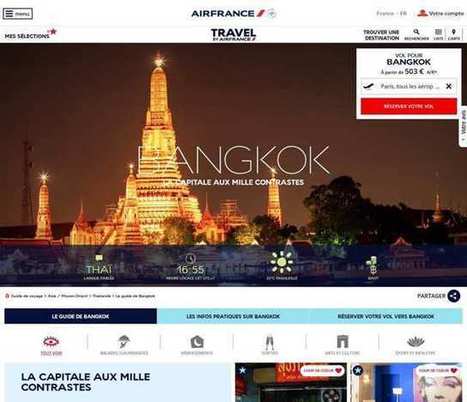 Air France muscle le contenu &eacute;ditorial de son site de r&eacute;servation | Innovations, Initiatives dans le Tourisme et l'Evenementiel | Scoop.it