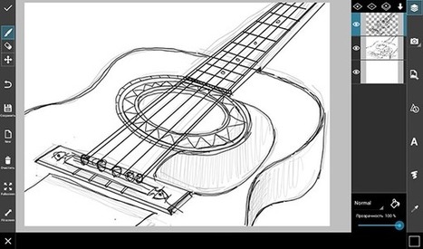 Tune Up for the Drawing Challenge: How to draw a Guitar Step-by-Step | Drawing and Painting Tutorials | Scoop.it