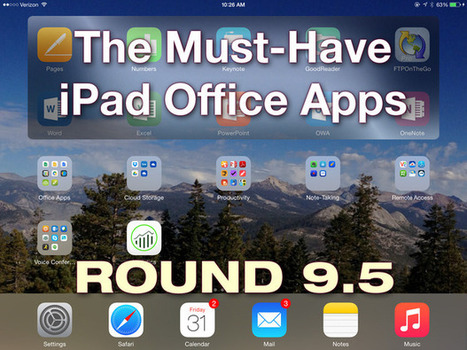 The must-have iPad office apps, round 9.5 | Didactics and Technology in Education | Scoop.it