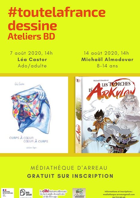 Ateliers BD à la Médiathèque d'Arreau le 14 août #toutelafrancedessine | Vallées d'Aure & Louron - Pyrénées | Scoop.it