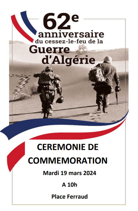 Commémoration du cessez-le-feu de la Guerre d'Algérie le 19 mars à Arreau | Vallées d'Aure & Louron - Pyrénées | Scoop.it