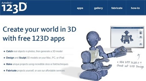 Autodesk 123D, software gratuito de diseño y modelado 3D | Las TIC y la Educación | Scoop.it