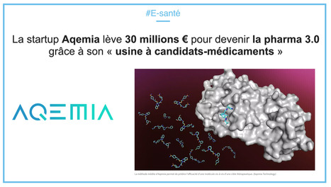 La startup Aqemia lève 30 millions € pour devenir la pharma 3.0 grâce à son « usine à candidats-médicaments » | innovation & e-health | Scoop.it