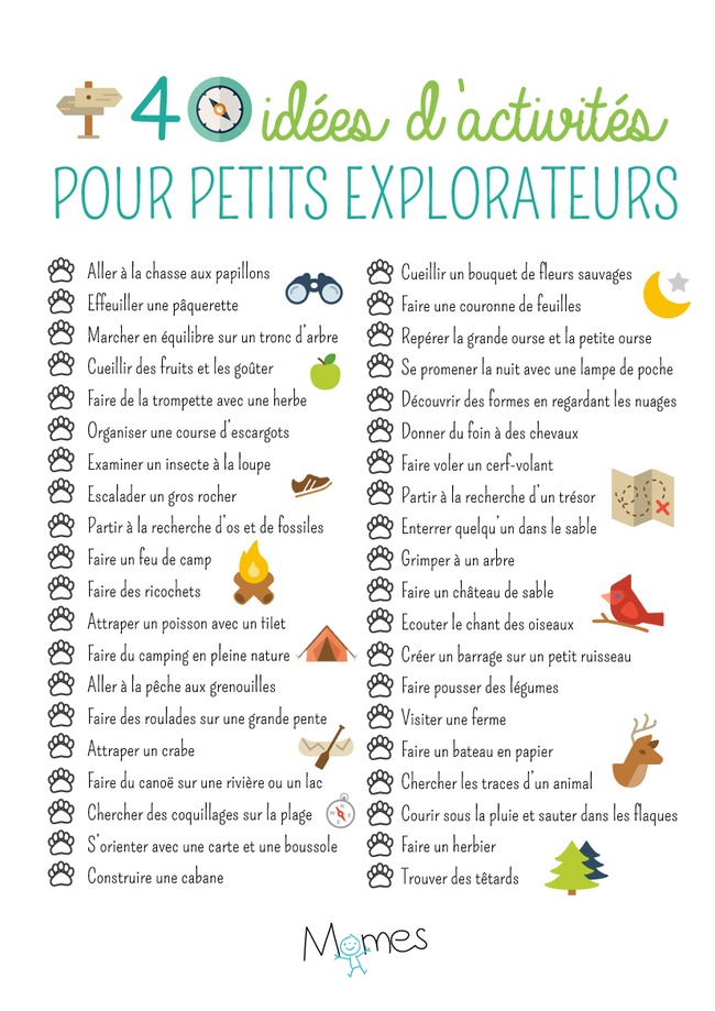 40 id&eacute;es d'activit&eacute;s pour petits explorateurs | POURQUOI PAS... EN FRAN&Ccedil;AIS ? | Scoop.it