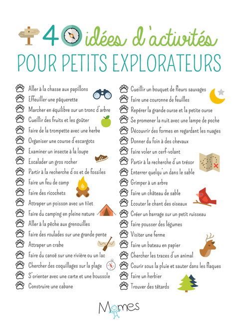 40 id&eacute;es d'activit&eacute;s pour petits explorateurs | POURQUOI PAS... EN FRAN&Ccedil;AIS ? | Scoop.it