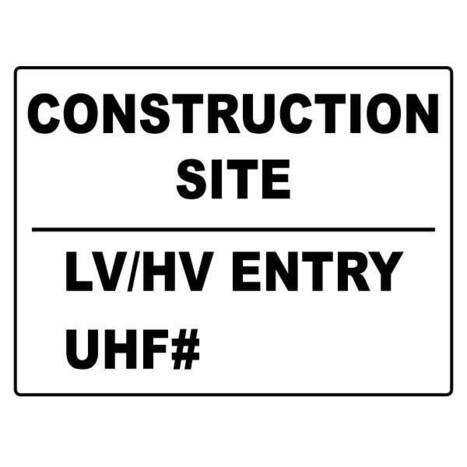 Heavy-Duty LV HV Entry Warning Sign for Construction and Industrial Site Safety! | Creative Signage & Innovative Printing Trends | Scoop.it