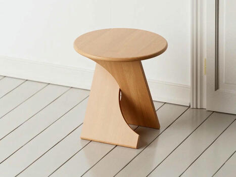 Minimalist side table concept uses a single wood sheet with almost no offcuts - Yanko Design | @L'Etablisienne | Scoop.it