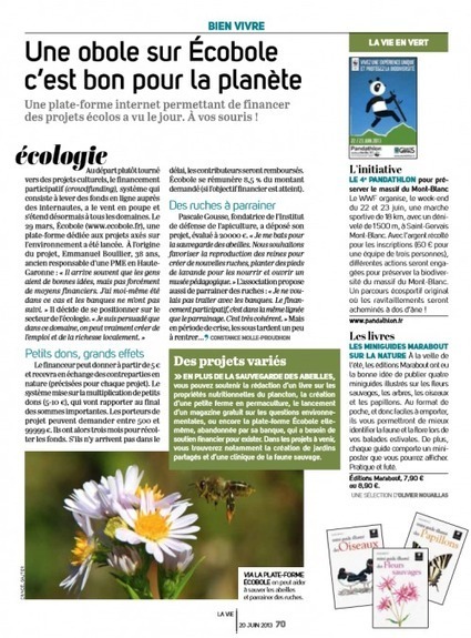 ecobole.fr : 1ère plateforme de Crowdfunding écologique ! | Economie Responsable et Consommation Collaborative | Scoop.it