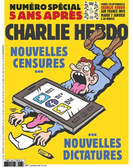 Charlie Hebdo: voici ce que contient le numéro spécial cinq ans après l'attentat | DocPresseESJ | Scoop.it
