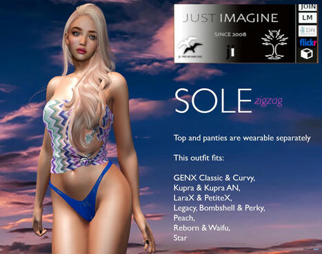 Sole Zigzag Top & Panties June 2025 Group Gift by Just imagine | Teleport Hub - Second Life Freebies | Second Life Freebies | Scoop.it
