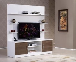 Decorotika Lover Tv Unitesi Beyaz Teak Tekzen