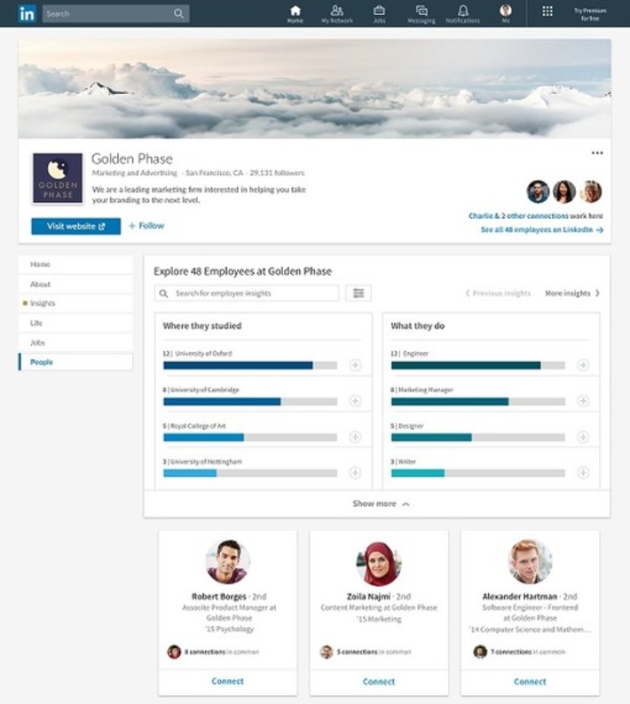 LinkedIn Unveils New Additions to Company Pages, Including Employee Insights | Médias sociaux : Conseils, Astuces et stratégies | Scoop.it