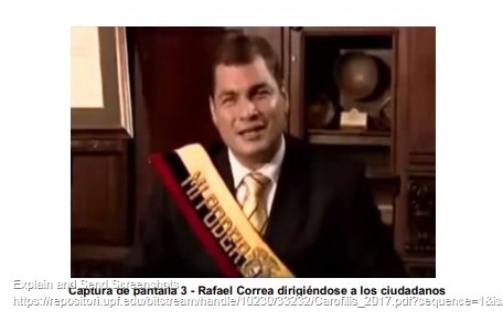 Los roles de Rafael Correa: Un análisis a su construcción de imagen como celebridad / Gabriela Estefanía Carofilis Mendoza | Comunicación Política: publicaciones académicas | Scoop.it