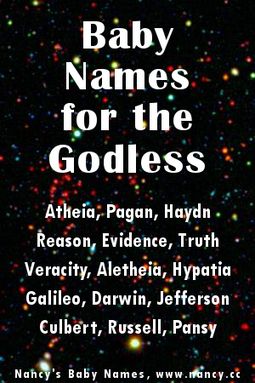 Baby Names for the Godless | Name News | Scoop.it