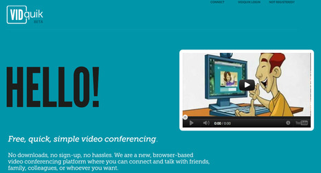 VIDquik - simple video conferencing | Moodle and Web 2.0 | Scoop.it