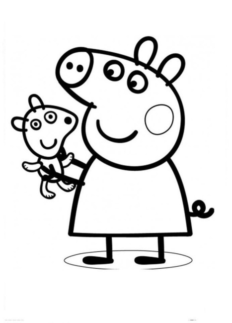 Coloriages Gratuits Peppa Pig Occuper Les E