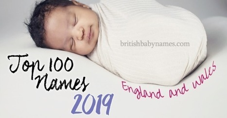 Top 100 Most Popular Names in England and Wales 2019 | Name News | Scoop.it
