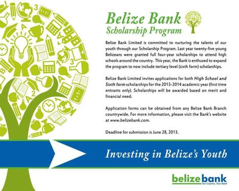 Belize Bank Scholarship Program | Cayo Scoop!  The Ecology of Cayo Culture | Scoop.it