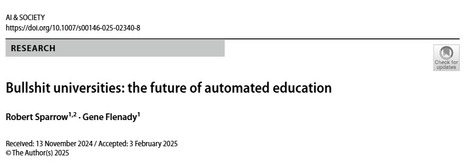 [PDF] Bullshit Universities: The future of Automated Education | E-Learning-Inclusivo (Mashup) | Scoop.it