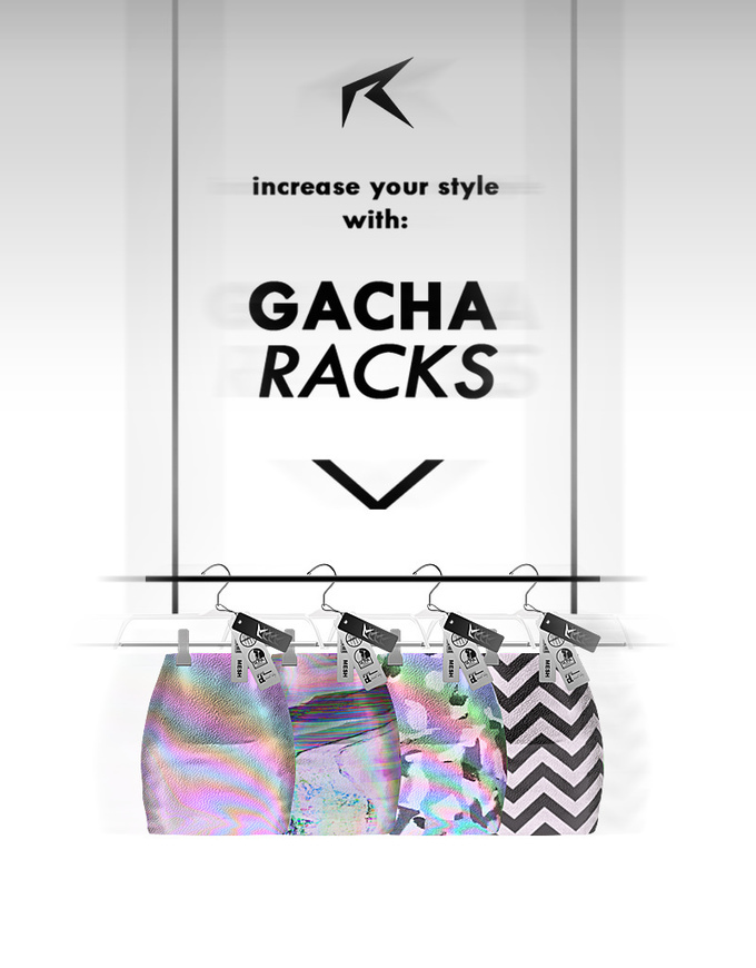 Revoul Gacha Racks 02 | Second Life Freebies Addiction & More