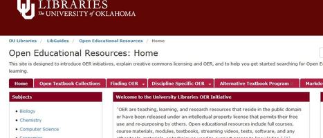 Open Educational Resources: Home | University of Olahoma | Everything open | Scoop.it