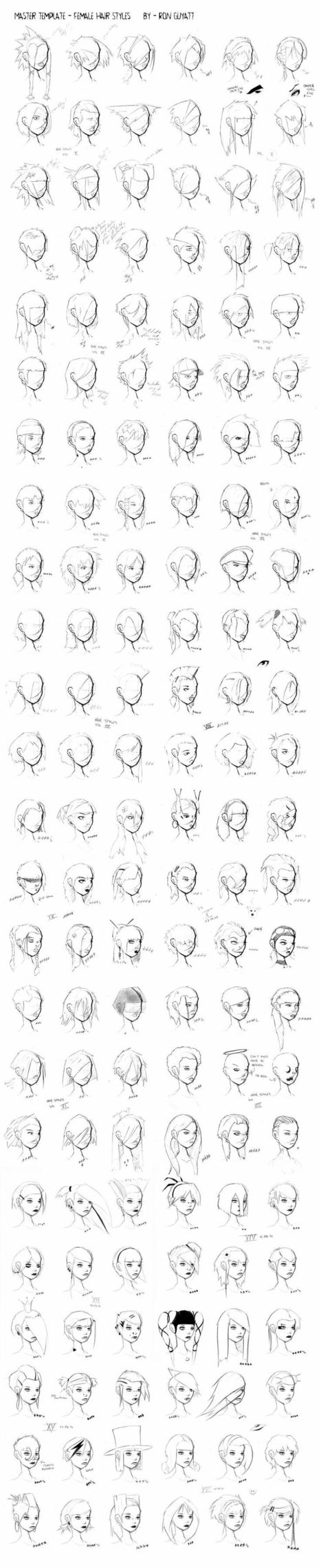 Hair reference 2 by Disaya on DeviantArt