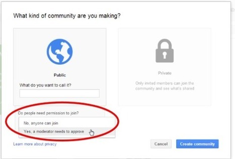 11 Steps to Create A Google Plus Community for your Class | Free Tutorials in EN, FR, DE | Scoop.it