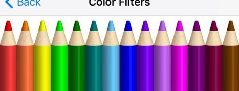 How to Enable Color Filters on Your iPhone or iPad for Easy-on-the-Eyes Reading | iPads, MakerEd and More  in Education | Scoop.it