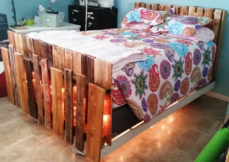 Underlit Pallet Bed You Have To See! | 1001 Pallets ideas ! | Scoop.it