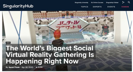 The World’s Biggest Social Virtual Reality Gathering Is Happening Right Now | Augmented, Alternate and Virtual Realities in Education | Scoop.it