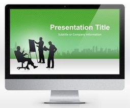 Free Business PowerPoint Template Green (16:9) - Free PowerPoint Templates - SlideHunter.com | Free Business PowerPoint Templates | Scoop.it