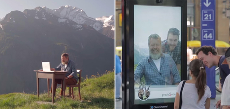 Ce panneau interactif vous incite à prendre des vacances à la montagne | Enjeux du Tourisme de Montagne | Scoop.it