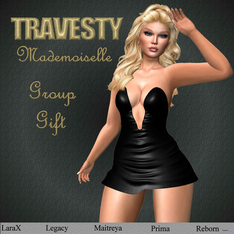 Mademoiselle Dress April 2024 Group Gift by Travesty | Teleport Hub - Second Life Freebies | Teleport Hub | Scoop.it