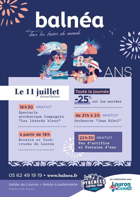 Balnéa fête ses 25 ans le 11 juillet | Vallées d'Aure & Louron - Pyrénées | Scoop.it