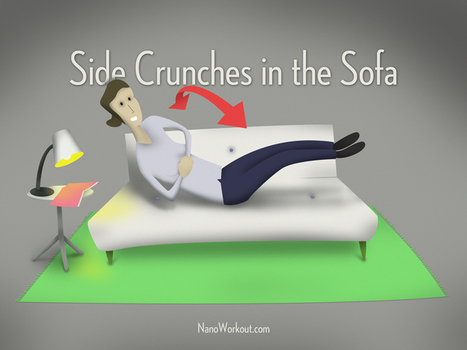 Side Crunches in the sofa | En Forme et en Santé | Scoop.it