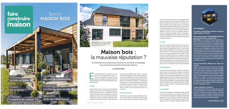 Magazine "Faire construire sa maison – Octobre 2016" a.typique Patrice Bideau  | Architecture, maisons bois & bioclimatiques | Scoop.it