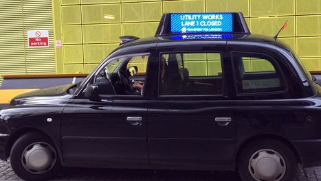 London's black Cabs become moving traffic Billboards | Technology in Business Today | Scoop.it