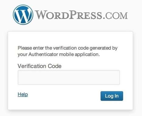 WordPress: an die Zwei-Faktor-Authentifizierung denken | Wordpress-Webdesign | Scoop.it