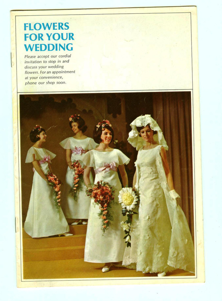 Vintage 1960s Mid-Century Modern Flowers For Your Wedding | Herstory | Scoop.it