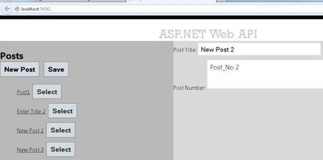 Databinding Using Knockoutjs in Web API | JavaScript for Line of Business Applications | Scoop.it