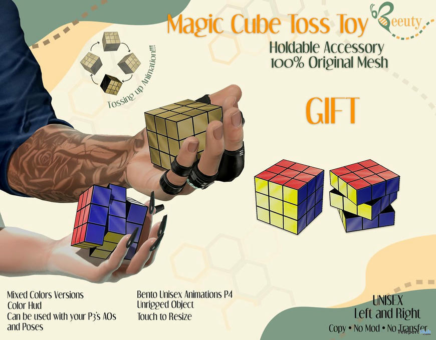 Magic Cube Tossing Toy May 2024 Group Gift by B...