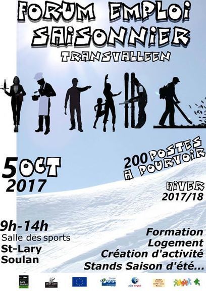 Forum de l'emploi saisonnier à Saint-Lary Soulan le 5 octobre 2017 | Vallées d'Aure & Louron - Pyrénées | Scoop.it